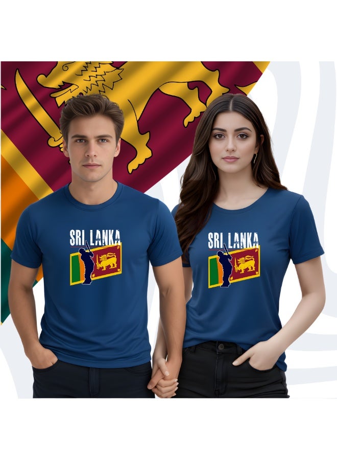 Sri Lanka Sports Jersey For Adults | Dry-Fit T-Shirt For Men And Women | Unisex Supporter Tee With Shanaka 7 Print | Comfortable Wear For Matches And Daily Use - Image 2